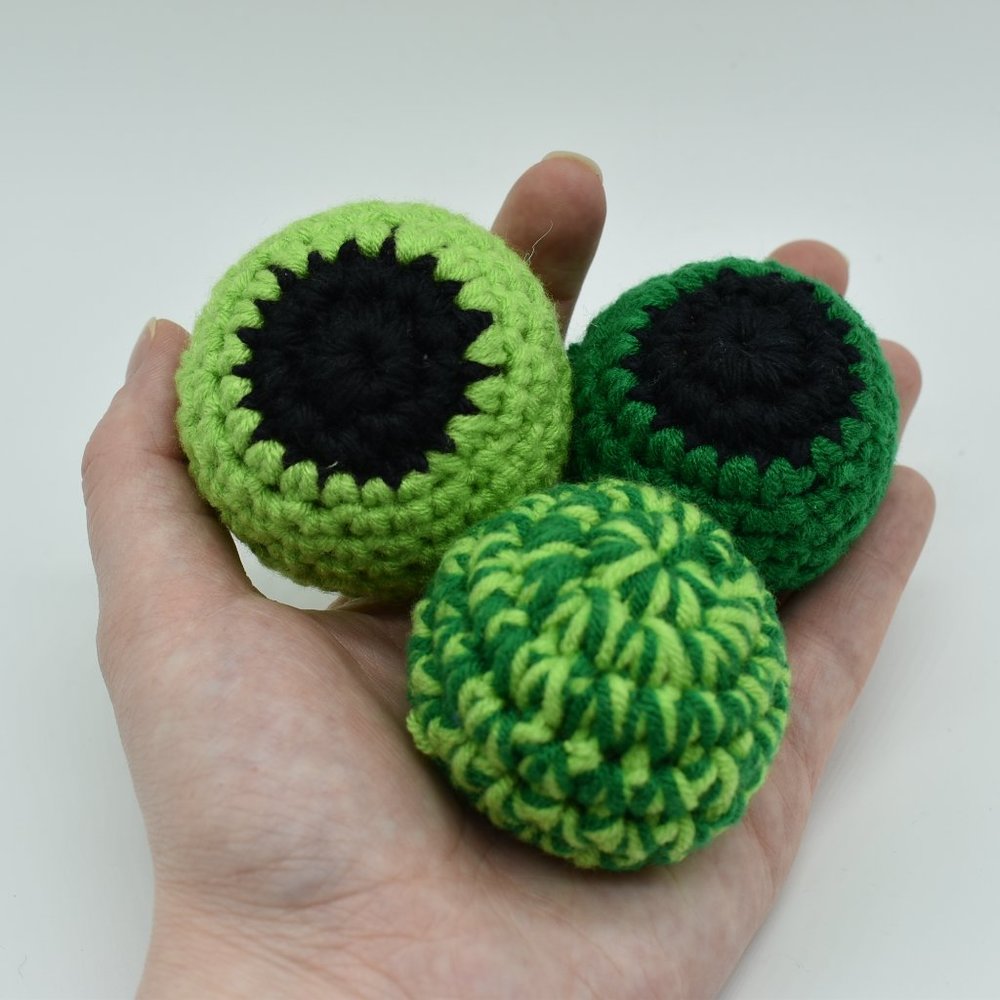 Hand Crafted crochet catnip cat toys